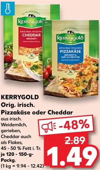 Kaufland Kerrygold pizzakäse oder cheddar Angebot