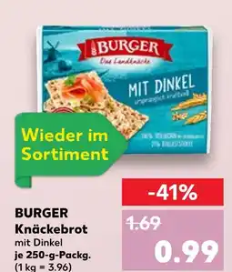 Kaufland Burger knäckebrot Angebot