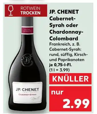 Kaufland Jp. chenet cabernet-syrah oder chardonnay-colombard Angebot