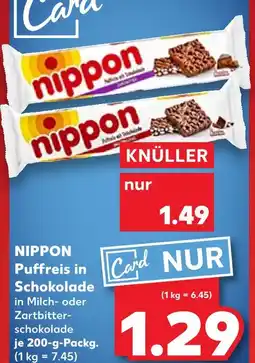 Kaufland Nippon puffreis in schokolade Angebot