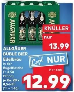 Kaufland Allgäuer büble bier Angebot