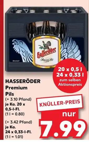 Kaufland Hasseröder premium pils Angebot