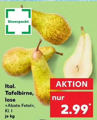 Kaufland Unverpackt ital. tafelbirne Angebot