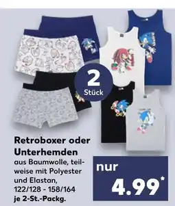 Kaufland Retroboxer oder unterhemden Angebot