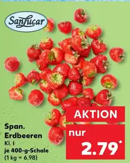 Kaufland Sanlucar span. erdbeeren Angebot