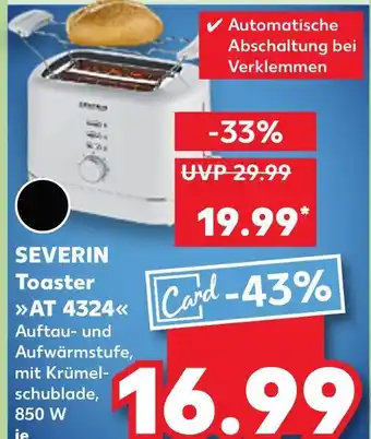 Kaufland Severin toaster at 4324 Angebot