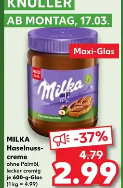 Kaufland Milka haselnusscreme Angebot