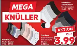 Kaufland Kuniboo oder oyanda oder townland kinder-socken oder sneakersocken Angebot