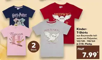 Kaufland Harry potter oder hogwarts oder hedwig kinder-t-shirts Angebot