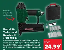 Kaufland Pdt druckluft-tacker- und nagelgerät Angebot