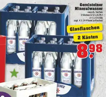 trinkgut Gerolsteiner Mineralwasser 12x0,75L Angebot