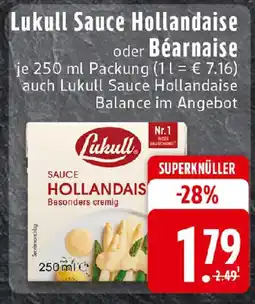 Edeka Lukull Sauce Hollandaise oder Béarnaise Angebot