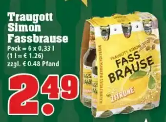 trinkgut Traugott Simon Fassbrause 6x0,33L Angebot