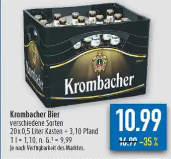 diska Krombacher Bier Angebot