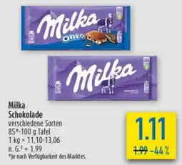 diska Milka Schokolade Angebot