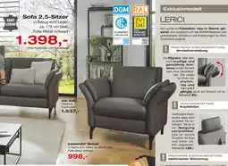 külkens+sohn Polstermöbel Ledergarnitur lerici Angebot