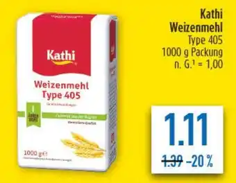 diska Kathi Weizenmehl Type 405 Angebot