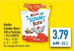 diska kinder Schoko-Bons Angebot