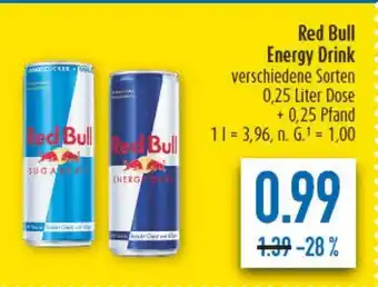 diska Red Bull Energy Drink Angebot