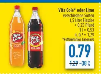 diska Vita Cola oder Limo Angebot