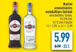 diska Martini aromatisiertes weinhaltiges Getränk Angebot