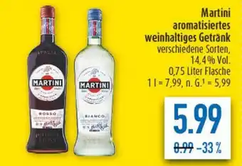 diska Martini aromatisiertes weinhaltiges Getränk Angebot