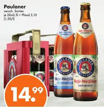 Trink und Spare Paulaner 20x0,5L Angebot