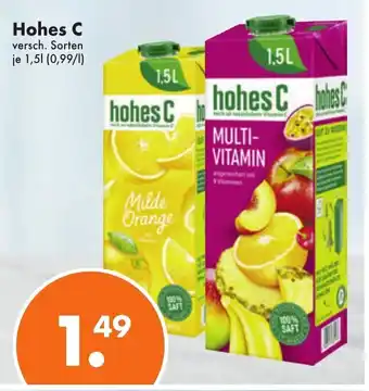 Trink und Spare Hohes C 1,5L Angebot