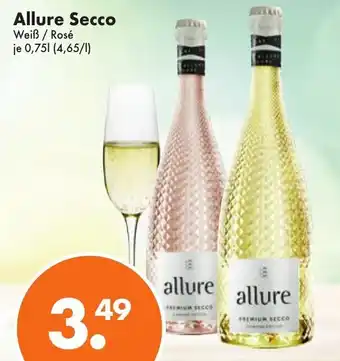 Trink und Spare Allure Secco 0,75L Angebot