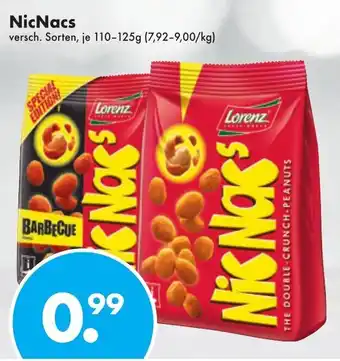 Trink und Spare NicNacs 110-125g Angebot