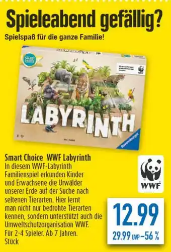 diska Ravensburger Smart Choice WWF Labyrinth Angebot