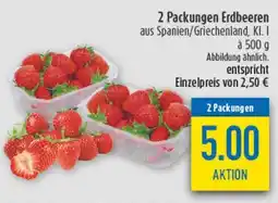 diska 2 Packungen Erdbeeren Angebot