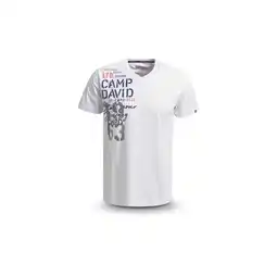 Netto Marken-Discount Camp David T-Shirt RH V neck 1/2 Gr. M weiss Angebot