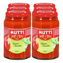 Netto Marken-Discount Mutti Parma Pastasauce mit Rossoro Tomaten mit Baslikum 400 g, 6er Pack Angebot