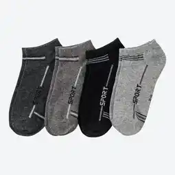 NKD Herren-Sneaker-Socken, 4er-Pack Angebot