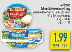 diska Milkana Schmelzkäsezubereitung Angebot