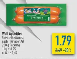 diska Wolf Appetiter Angebot