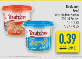 diska Bautz'ner Senf Angebot