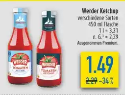 diska Werder Ketchup Angebot