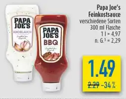 diska Papa Joe's Feinkostsauce Angebot