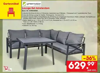 Netto Marken-Discount Greemotion Lounge Set Amsterdam Angebot