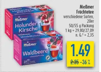 diska Meẞmer Früchtetee Angebot