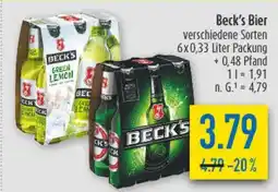 diska Beck's Bier Angebot