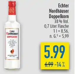 diska Echter Nordhäuser Doppelkorn Angebot