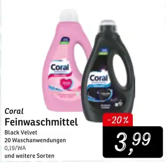 KONSUM Coral Feinwaschmittel Angebot