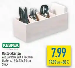 diska KESPER Besteckkasten Angebot