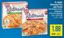 diska Dr. Oetker Ristorante Pizza oder Piccola Angebot