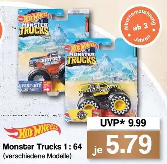 Famila Nord West Hot Wheels Monster Trucks 1:64 Angebot