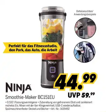 MEDIMAX NINJA Smoothie-Maker BC151EU Angebot