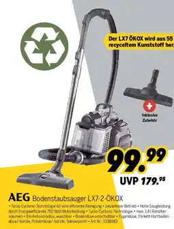 MEDIMAX AEG Bodenstaubsauger LX7-2-ÖKOX Angebot